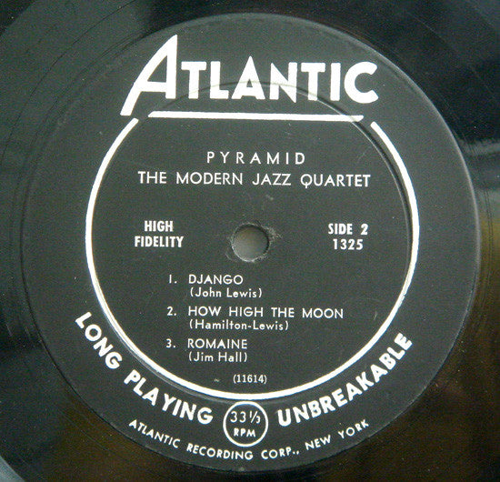 The Modern Jazz Quartet : Pyramid (LP, Album, Mono, Bla)