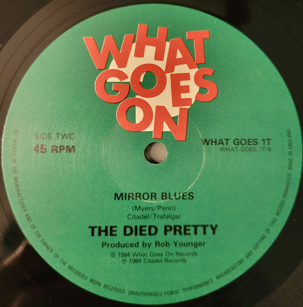 Died Pretty : Out Of The Unknown (12", Single)