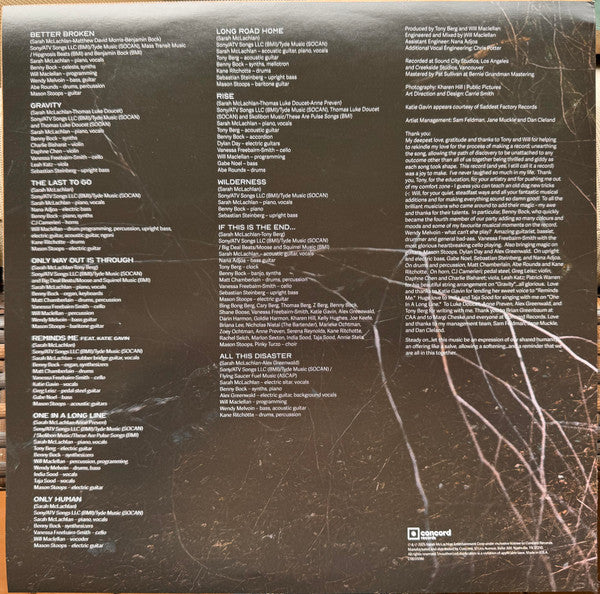 Sarah McLachlan : Better Broken (LP, Album, Ele)