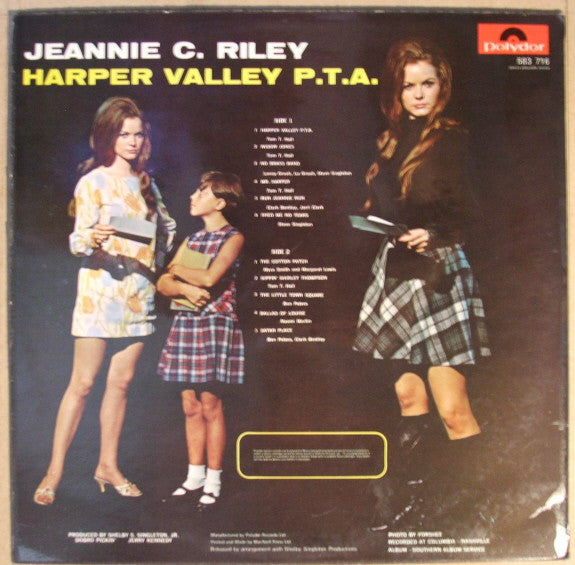 Jeannie C. Riley : Harper Valley P.T.A. (LP, Album)