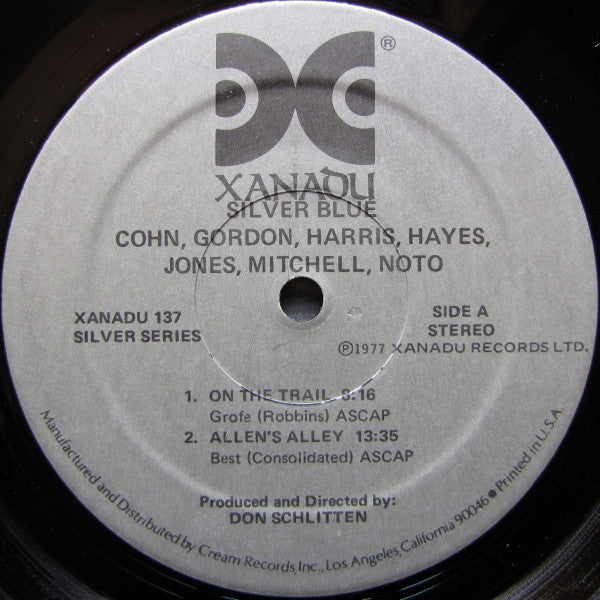 Al Cohn, Dexter Gordon, Barry Harris (2), Louis Hayes, Sam Jones, Blue Mitchell, Sam Noto : Silver Blue (LP, Album)