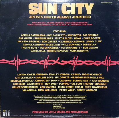 Artists United Against Apartheid : Sun City (LP, Album)