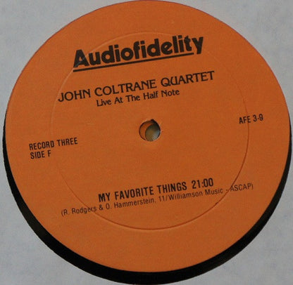 The John Coltrane Quartet : Live At The Half Note (3xLP, Comp + Box)