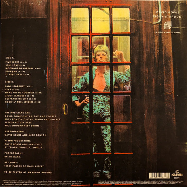 David Bowie : The Rise And Fall Of Ziggy Stardust And The Spiders From Mars (LP, Album, RE, RM, RP, 180)