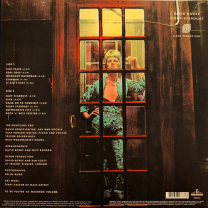 David Bowie : The Rise And Fall Of Ziggy Stardust And The Spiders From Mars (LP, Album, RE, RM, RP, 180)