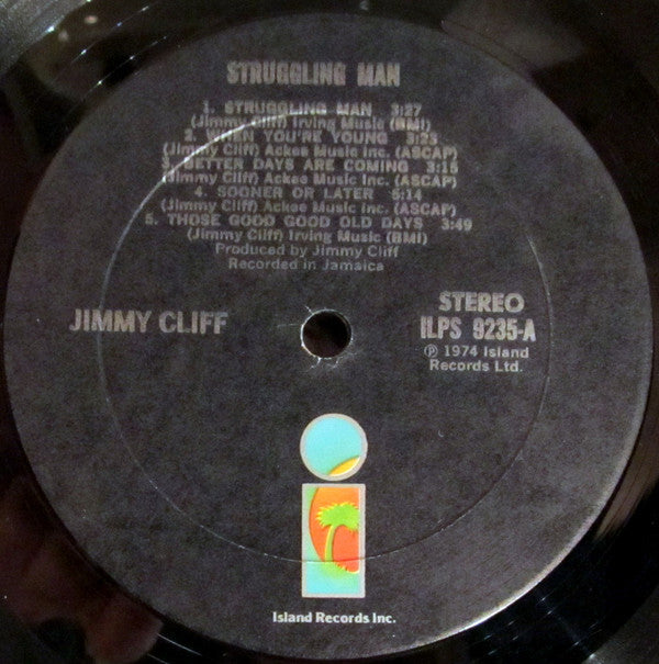 Jimmy Cliff : Struggling Man (LP, Album, RE, San)