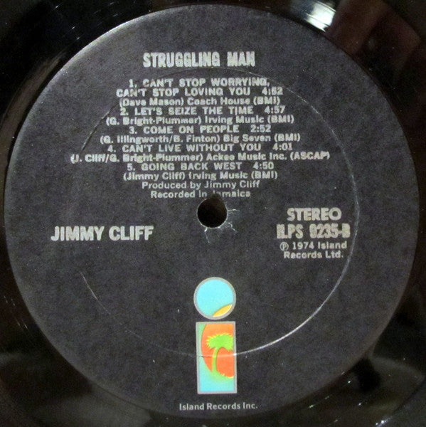 Jimmy Cliff : Struggling Man (LP, Album, RE, San)