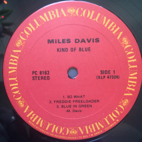 Miles Davis : Kind Of Blue (LP, Album, RE)