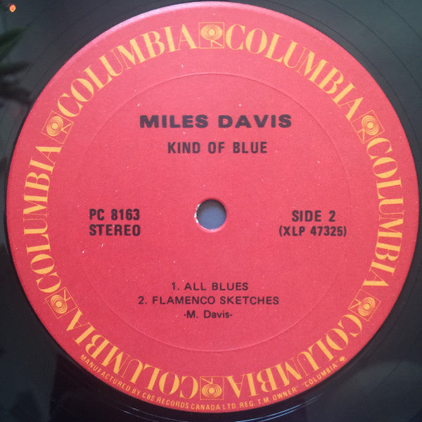 Miles Davis : Kind Of Blue (LP, Album, RE)