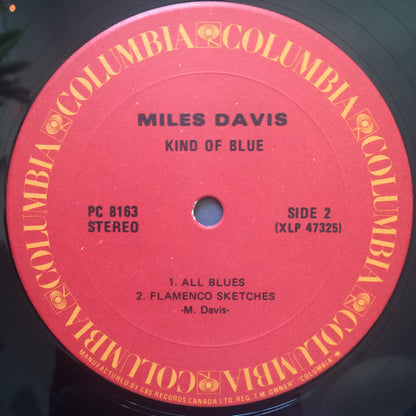 Miles Davis : Kind Of Blue (LP, Album, RE)