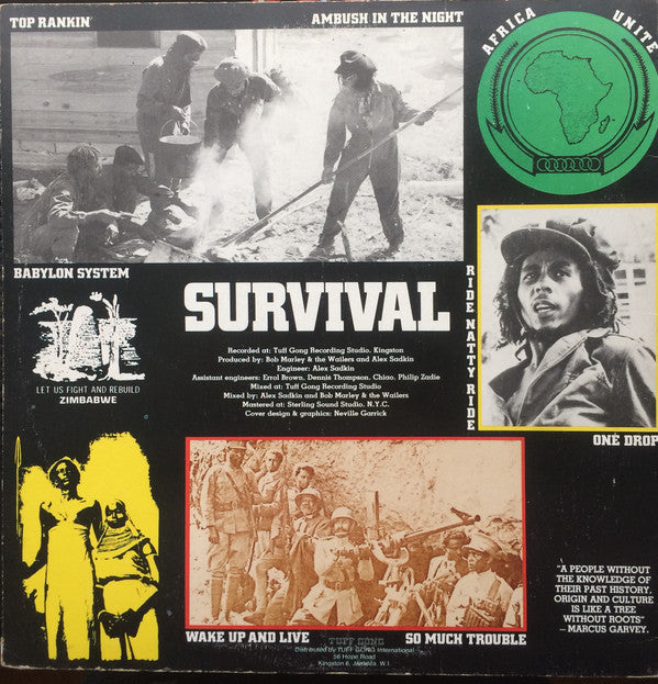 Bob Marley & The Wailers : Survival (LP, Album)