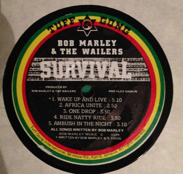 Bob Marley & The Wailers : Survival (LP, Album)