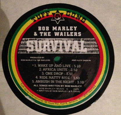 Bob Marley & The Wailers : Survival (LP, Album)