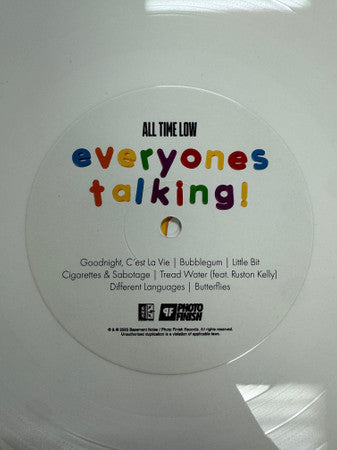 All Time Low : Everyone's Talking! (LP, Album, Gat)