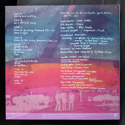 Pink Floyd : Live From The Los Angeles Sports Arena, April 26th , 1975 (4xLP, Album, RE, RM, Cle + Box, RSD, Ltd)