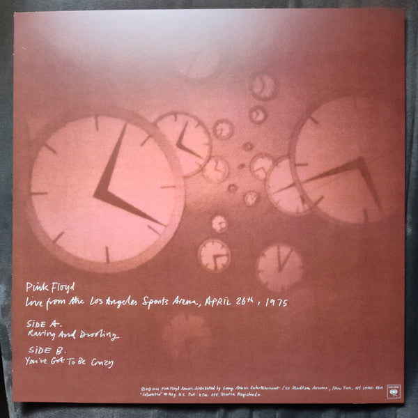 Pink Floyd : Live From The Los Angeles Sports Arena, April 26th , 1975 (4xLP, Album, RE, RM, Cle + Box, RSD, Ltd)