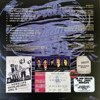 Horslips : Tell 'Em About It, Johnny! (Live At Winterland 1978) (LP, Album, RSD, Ltd, Cry)