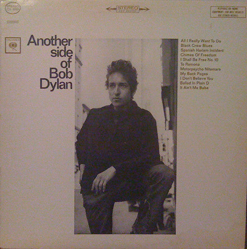 Bob Dylan : Another Side Of Bob Dylan (LP, Album, RE)