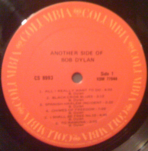 Bob Dylan : Another Side Of Bob Dylan (LP, Album, RE)