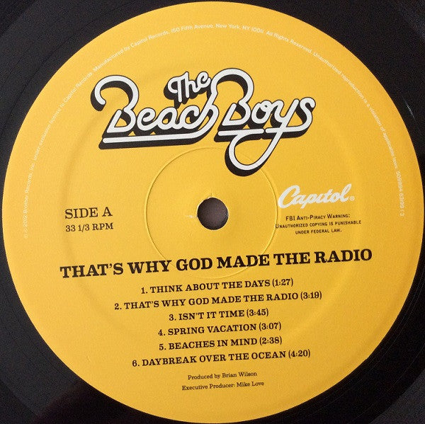 The Beach Boys : That's Why God Made The Radio (LP, Album)