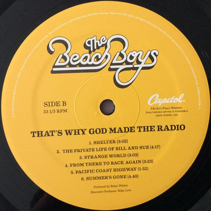 The Beach Boys : That's Why God Made The Radio (LP, Album)