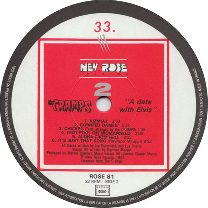 The Cramps : A Date With Elvis (LP, Album)