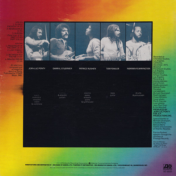 Jean-Luc Ponty : Aurora (LP, Album)