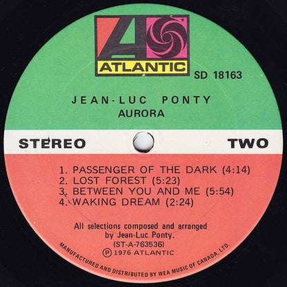 Jean-Luc Ponty : Aurora (LP, Album)