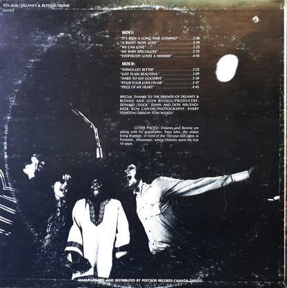 Delaney & Bonnie : Home (LP, Album)