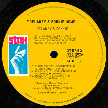 Delaney & Bonnie : Home (LP, Album)