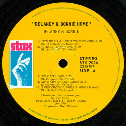 Delaney & Bonnie : Home (LP, Album)