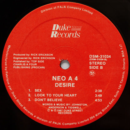 Neo A4 : Desire (12", MiniAlbum)