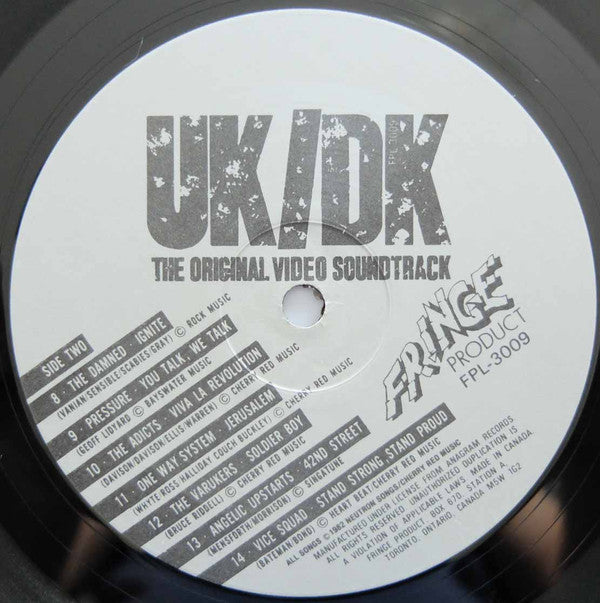Various : UK/DK (The Original Soundtrack) (LP, Comp)