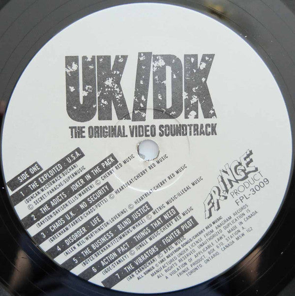 Various : UK/DK (The Original Soundtrack) (LP, Comp)