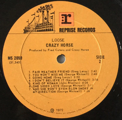 Crazy Horse : Loose (LP, Album, Gat)