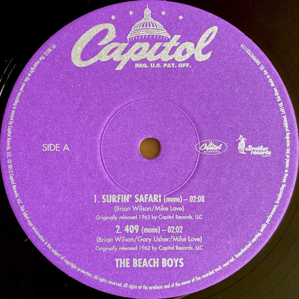 The Beach Boys : Surfin' Safari / 409 (10", EP, RSD, Mono)