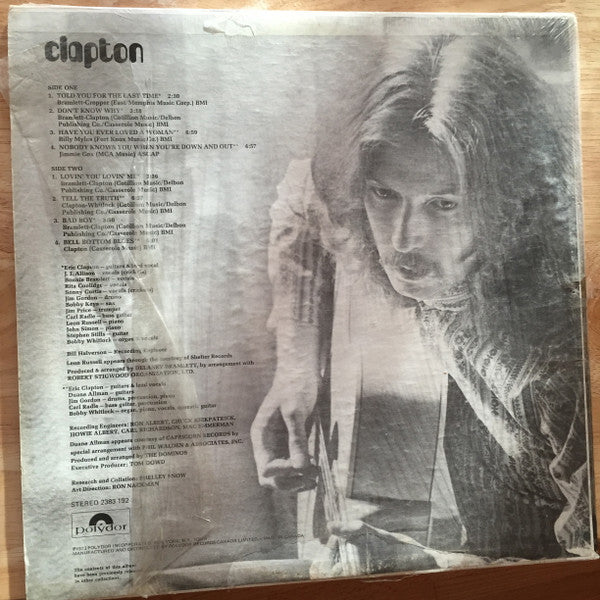 Eric Clapton : Clapton (LP, Comp)