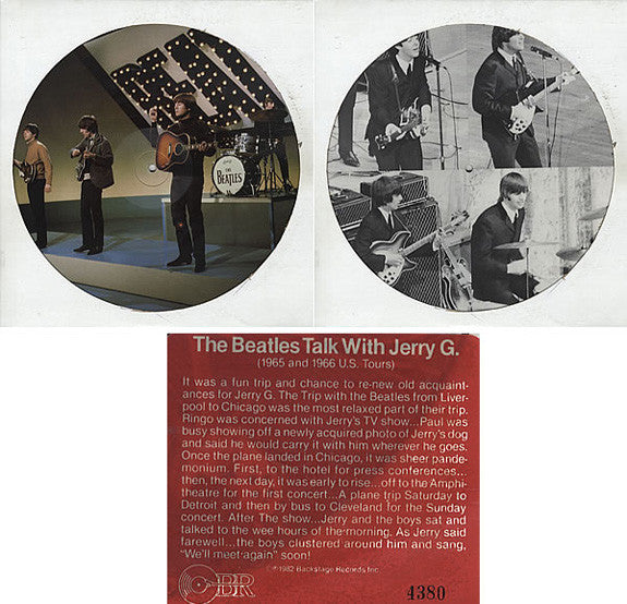 The Beatles : The Beatles Talk With Jerry G. (LP, Ltd, Num, Pic, Unofficial)