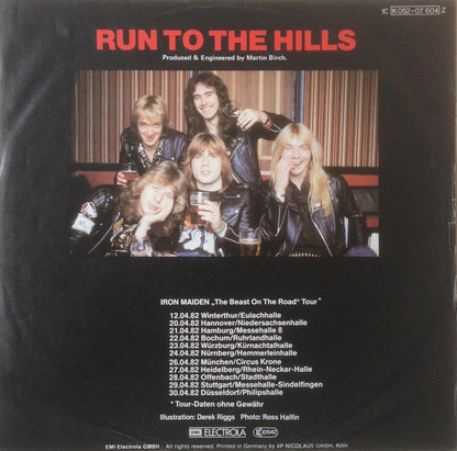 Iron Maiden : Run To The Hills (12", Maxi, Sup)