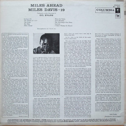 Miles Davis + 19, Gil Evans : Miles Ahead (LP, Album)