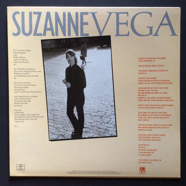 Suzanne Vega : Suzanne Vega (LP, Album, Whi)
