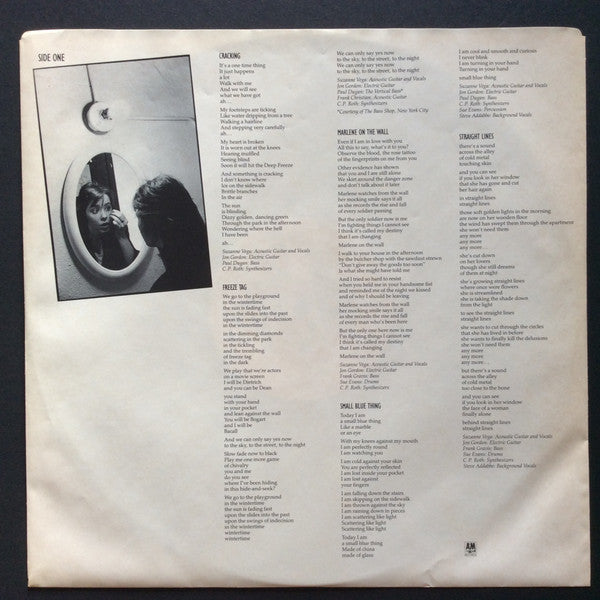 Suzanne Vega : Suzanne Vega (LP, Album, Whi)