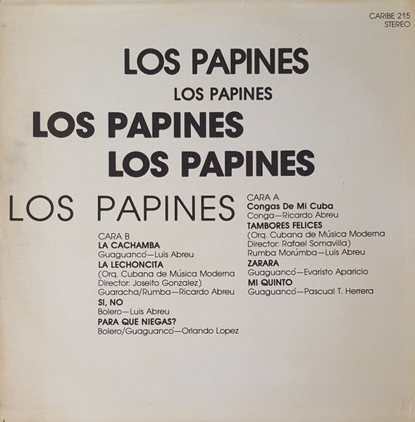 Los Papines : Los Papines (LP, Album)