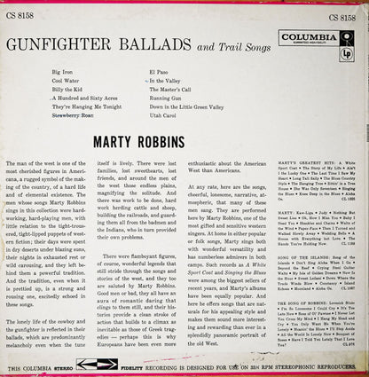 Marty Robbins : Gunfighter Ballads And Trail Songs (LP, Album)