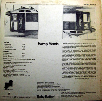 Harvey Mandel : Baby Batter (LP, Album)