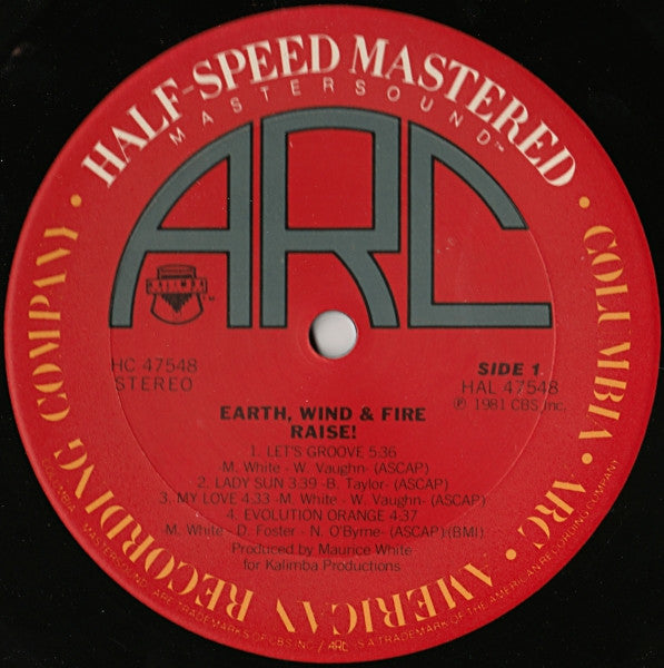 Earth, Wind & Fire : Raise! (LP, Album, Hal)