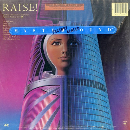 Earth, Wind & Fire : Raise! (LP, Album, Hal)