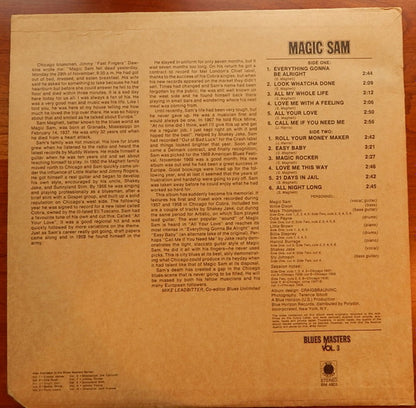 Magic Sam : Blues Masters  (LP, Comp, Ltd, RE)