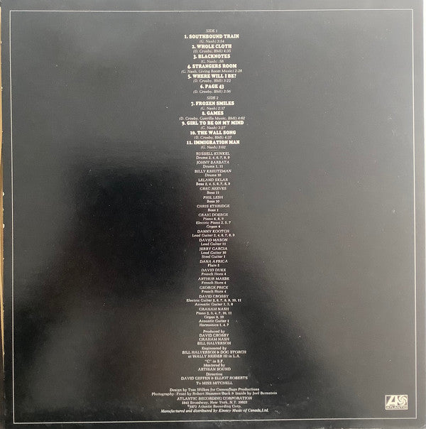 Graham Nash / David Crosby* : Graham Nash / David Crosby (LP, Album, Tri)