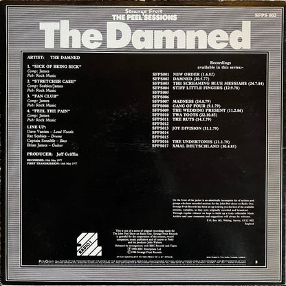 The Damned : The Peel Sessions (12", EP)